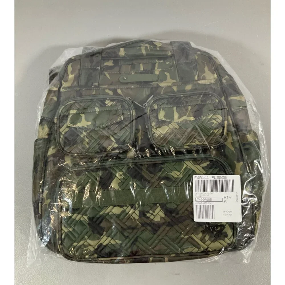 Lug Puddle Jumper LE Convertible Tote Bag, Unisex Camo Green - Ideal for Travel, - Picture 2 of 7